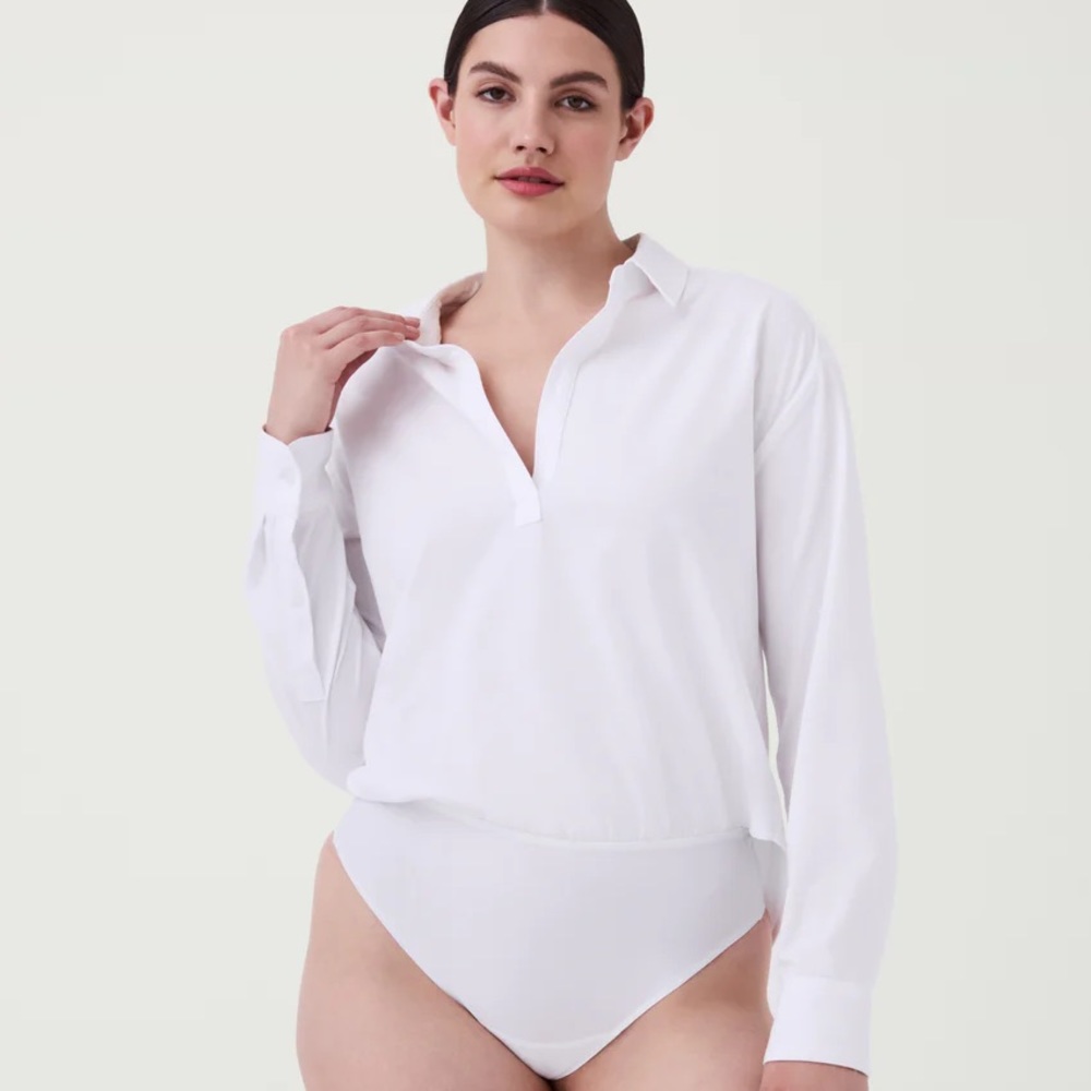 Adorable SPANX Buttondown Bodysuit